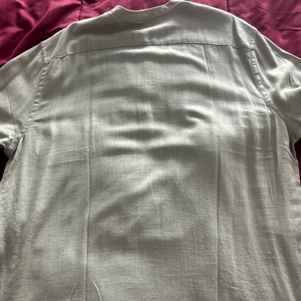 Long sleeve 1/4 button down shirt - Picture 4 of 5